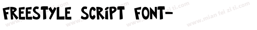 FreeStyle Script Font字体转换